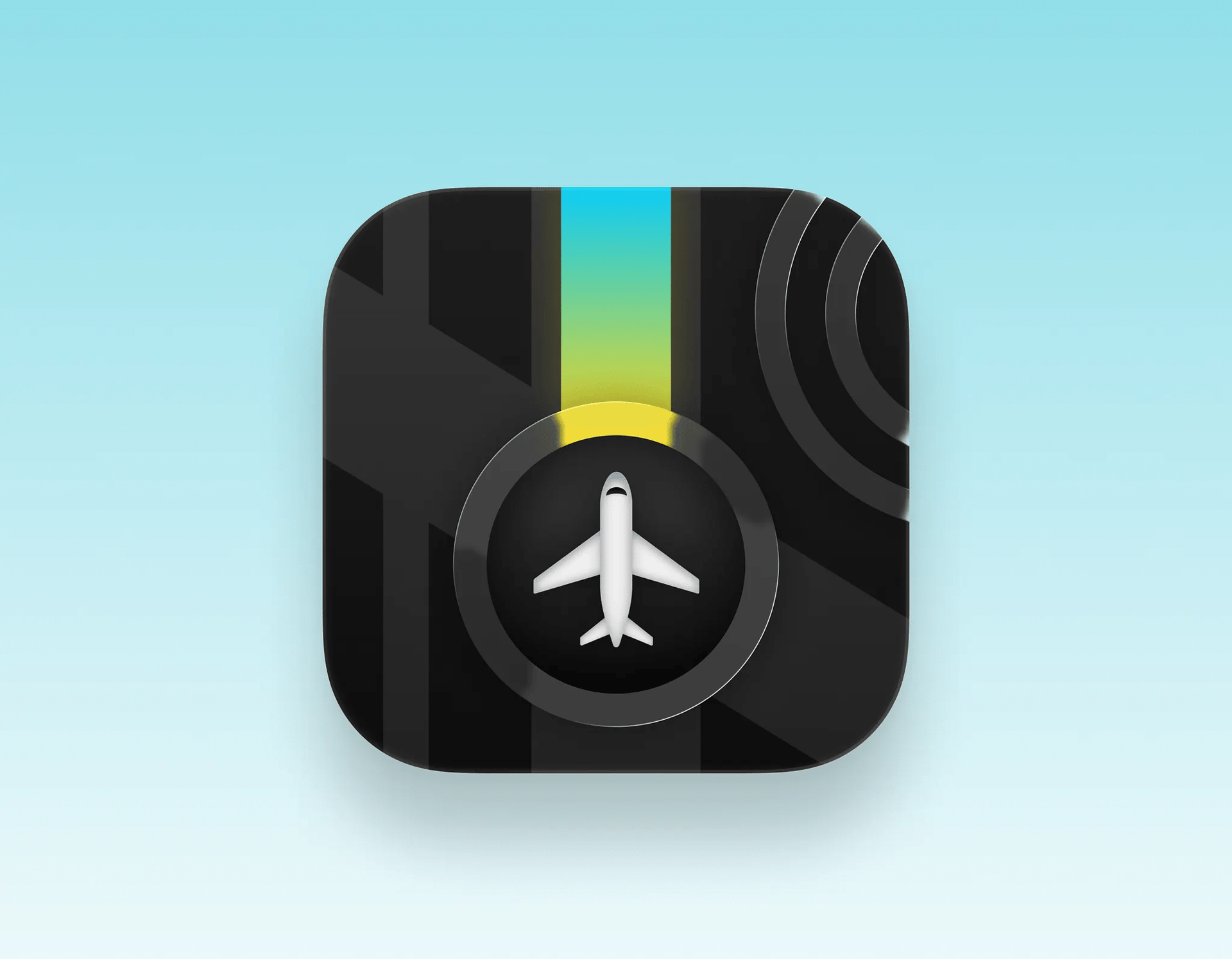 Plane Maps / Liquid Glass by Dmitri Litvinov — liquid glass ui reference