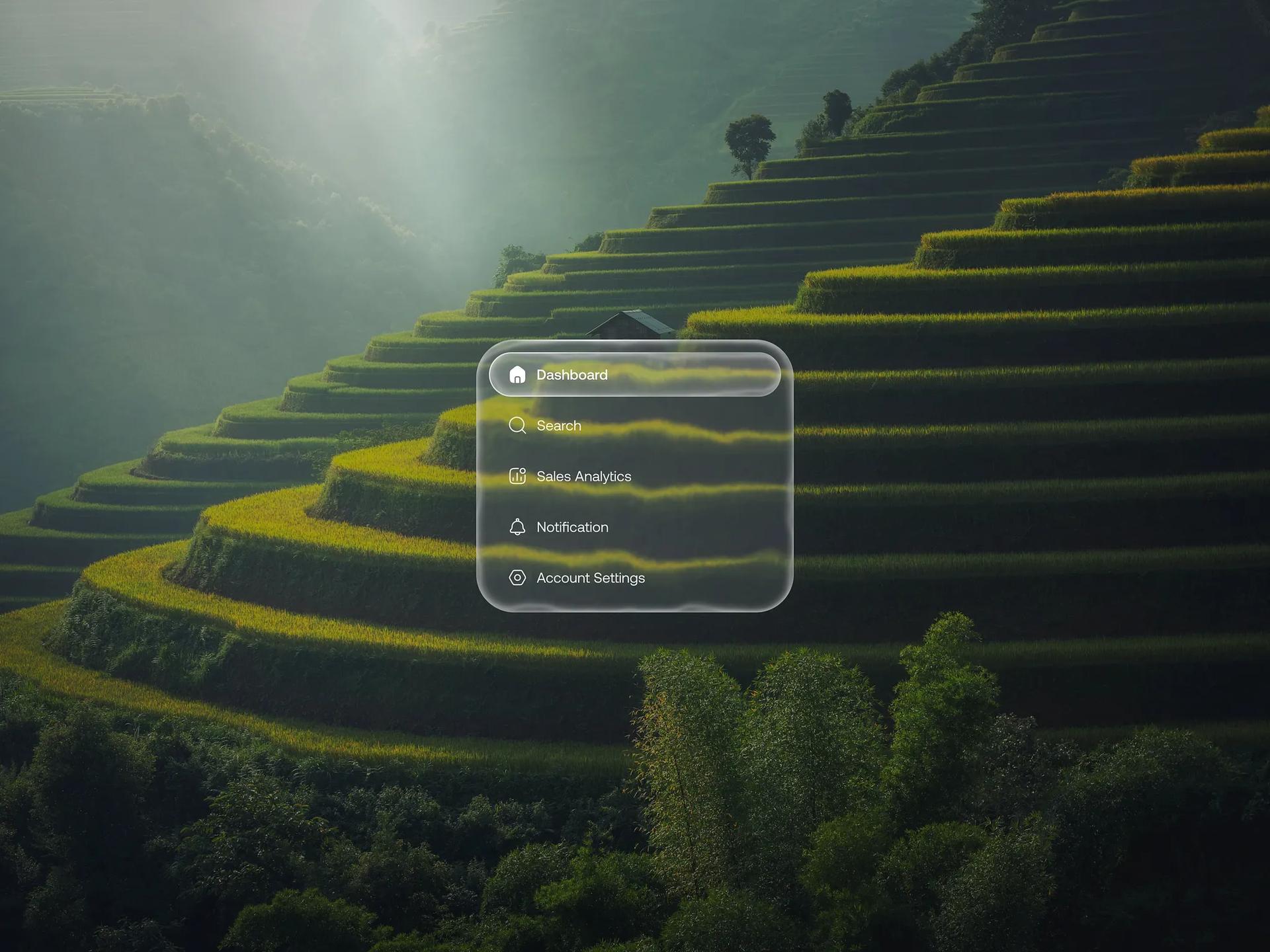 💧 Liquid Glass Effect Sidebar UI by Tanvir Ahammed Tamim — liquid glass ui reference