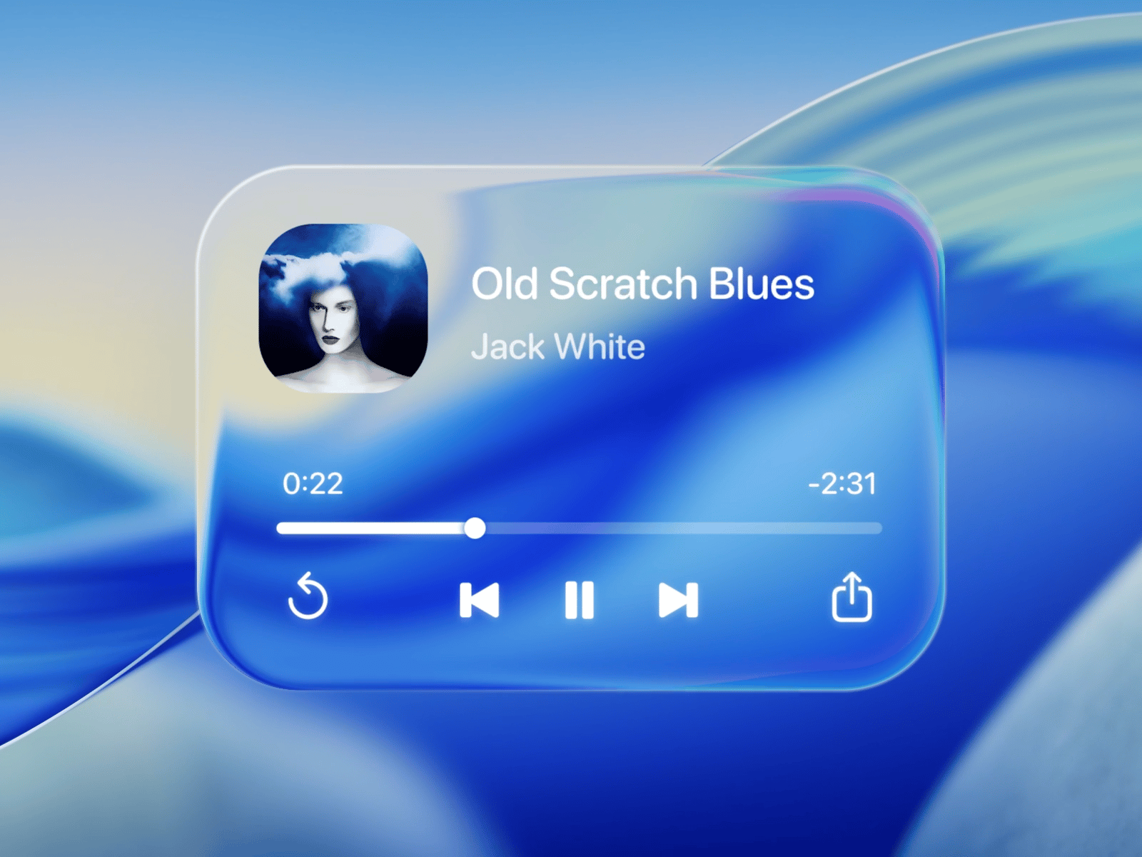 Liquid Glass macOS Tahoe 26 by Lisa Zemliak — liquid glass ui reference