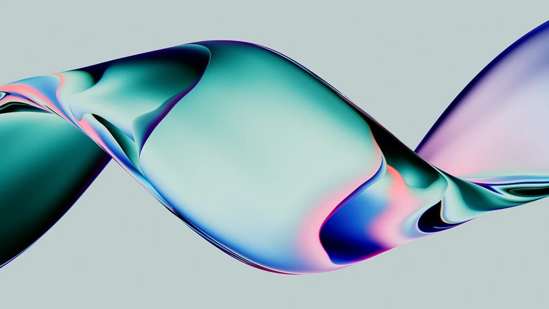 Glassy Gradients - N°2 "Helix" by Roman Bratschi — liquid glass art reference