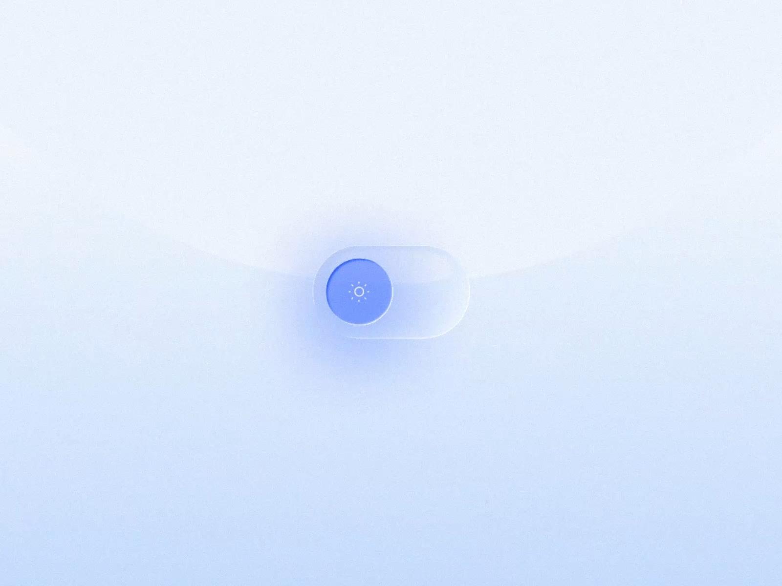 Dark Light Button UI Animation by Expert App Devs — liquid glass ui reference