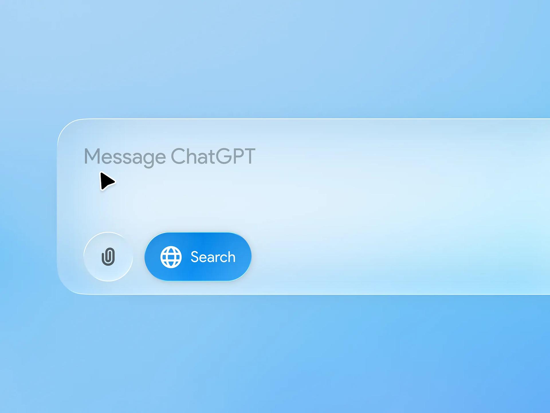 ChatGPT - Liquid Glass by Em — liquid glass ui reference