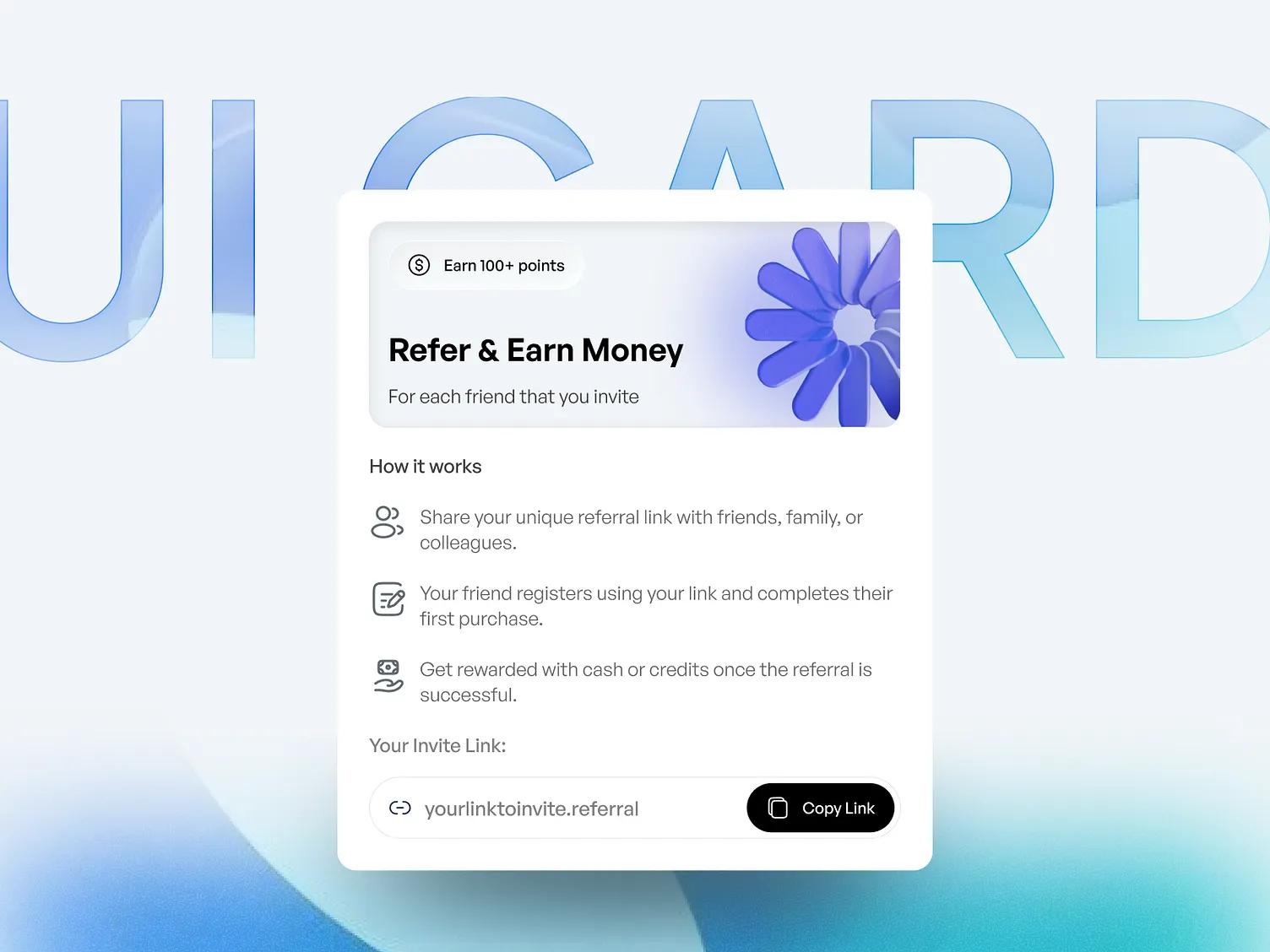 Liquid Glass UI Card Design — Modern Web UI Concept by Badr Rehman — liquid glass ui reference