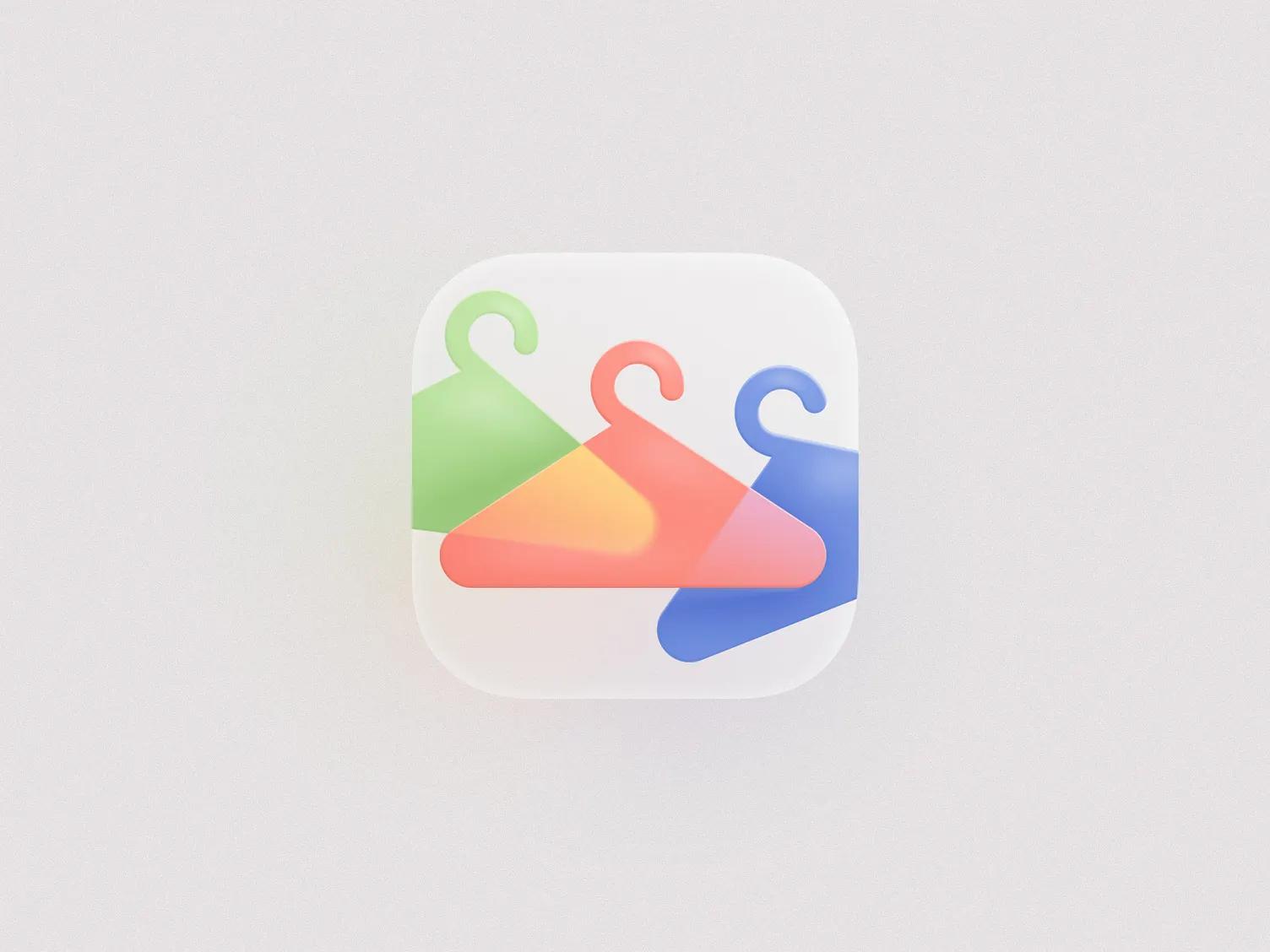 Fitting Room Icon by Slava Korziuk — liquid glass ui reference