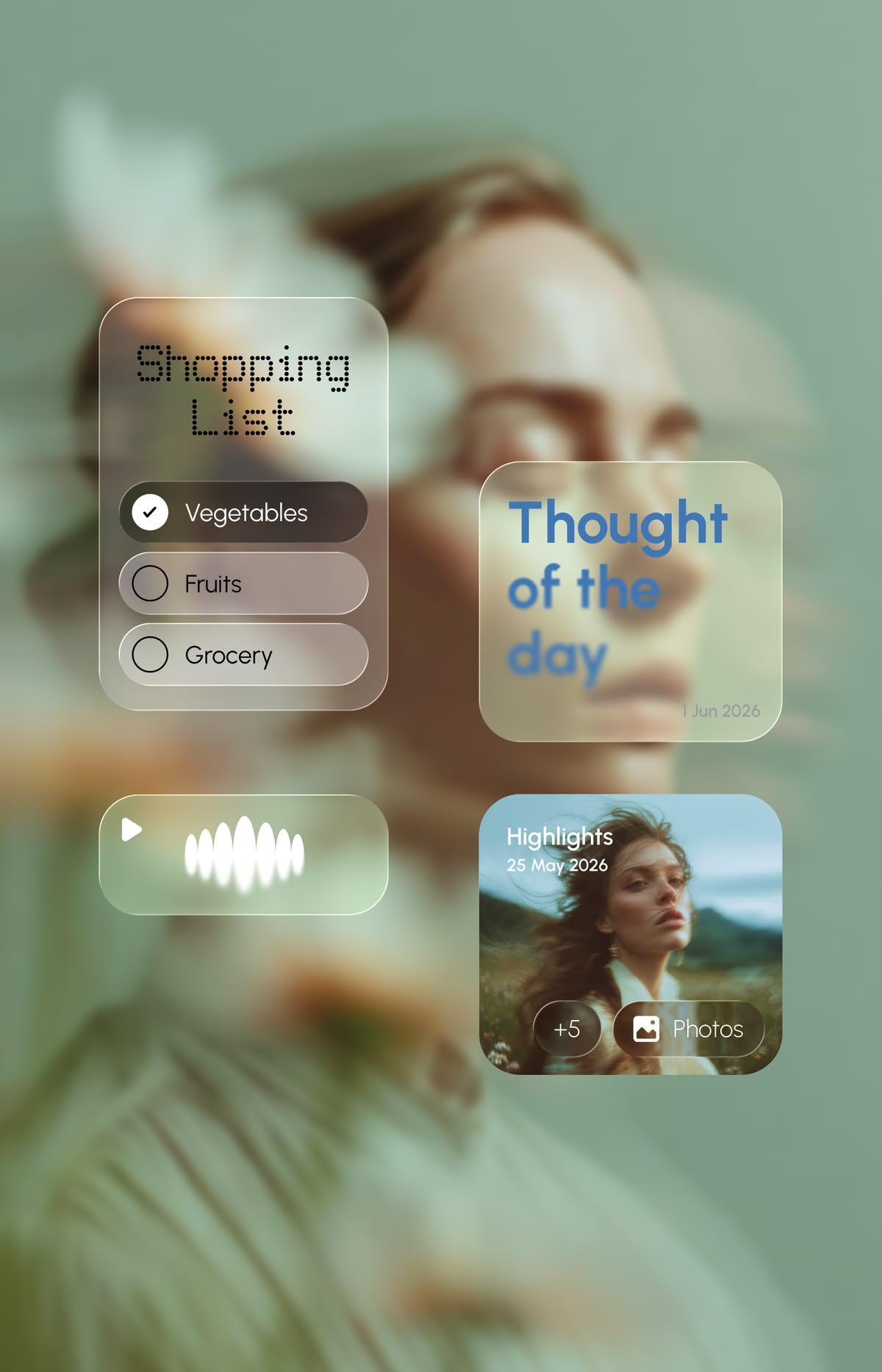 UI component | UX/UI Design | Liquid Glass UI by Template Signal — liquid glass ui reference