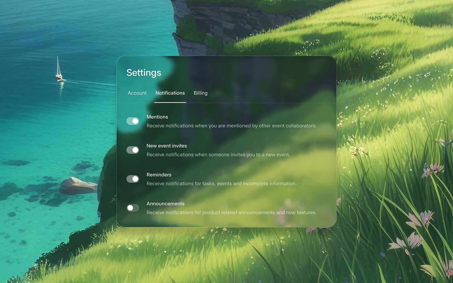 Settings - iOS Liquid Glass by Sithum Lahiru — liquid glass ui reference