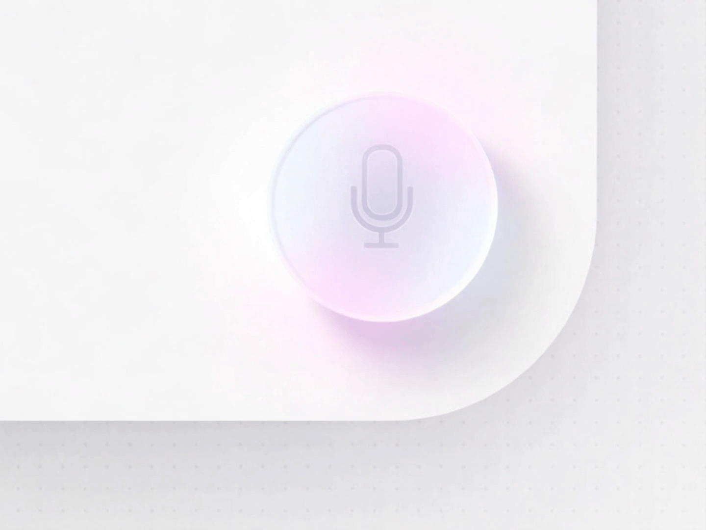 Voice AI Assistant: Liquid Glass Button by Lukas Horak — liquid glass ui reference