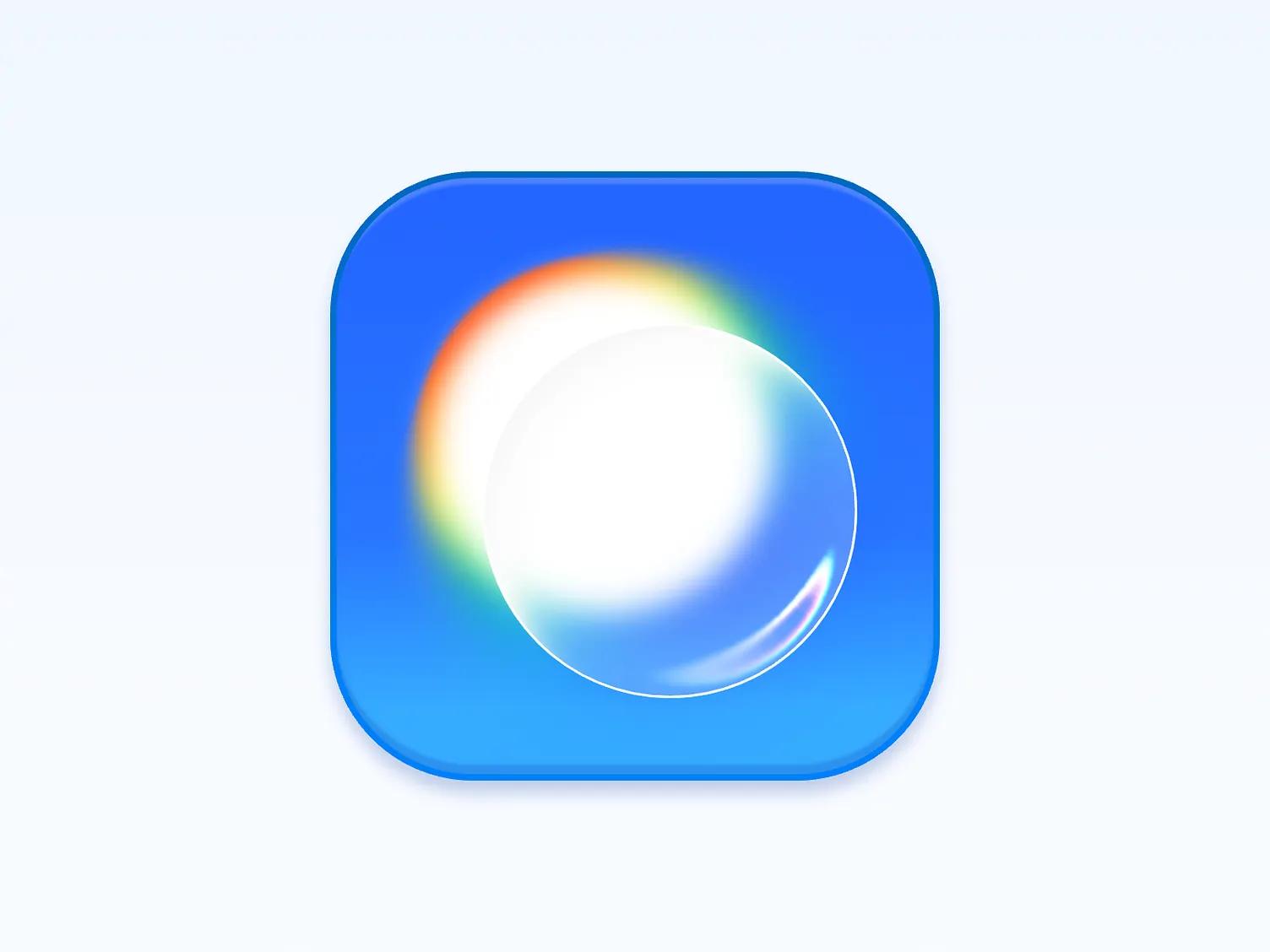 Liquid Glass Style Icon by Boto — liquid glass ui reference