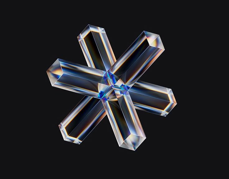 The Mesh - 3D Glass Illustration Set